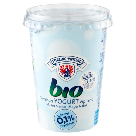 Yogurt Biologico Bianco Magro, 500 g